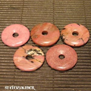Donut aus Rhodonit 30 mm