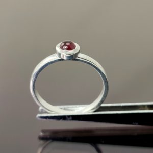 Granat Ring 925 Silber Sterlingsilber Damenring rot MRI 179-52 
